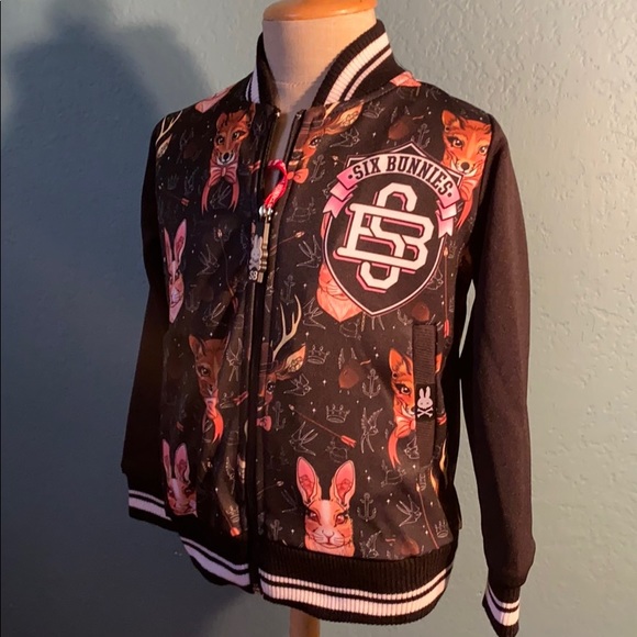 Kids bomber jacket Forest animals size 2 year. - Picture 3 of 5